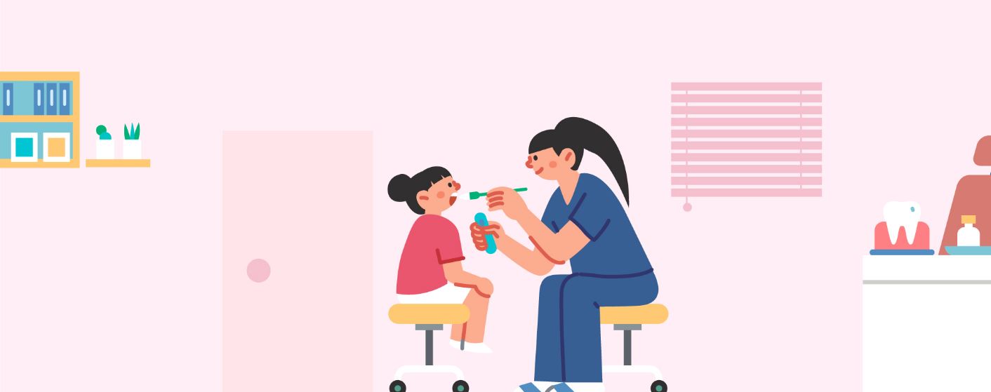 불소용액 양치 및 어린이 불소도포 프로그램 베너