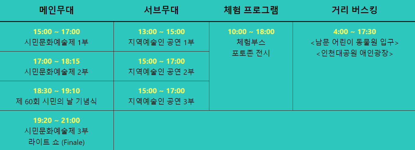 2024 인천시민대축제