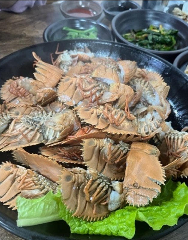 제주-부채새우-오래옥식당