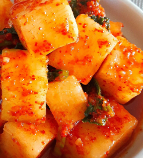 깍두기 맛있게 담는법