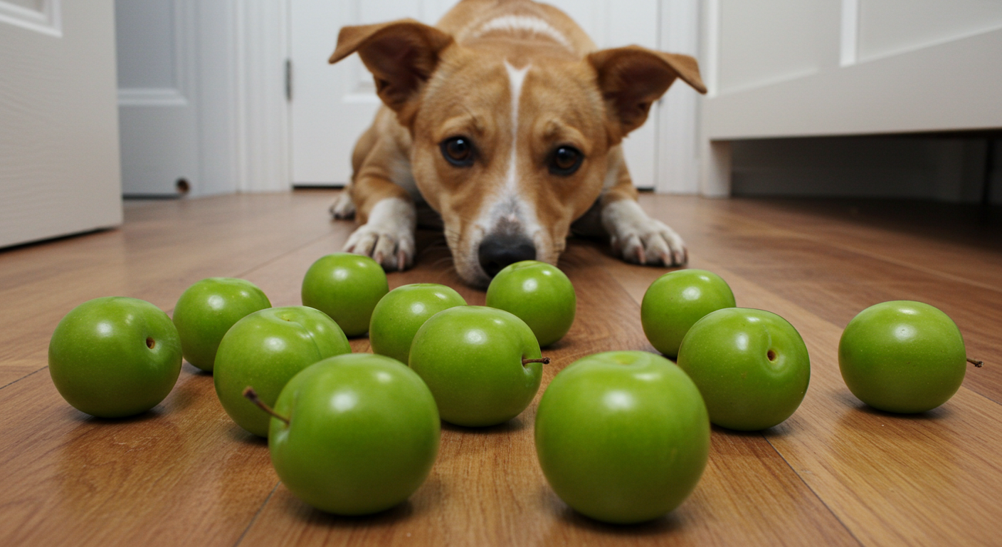 강아지 금지 과일 리스트, 매실이 1순위인 이유 관련 사진