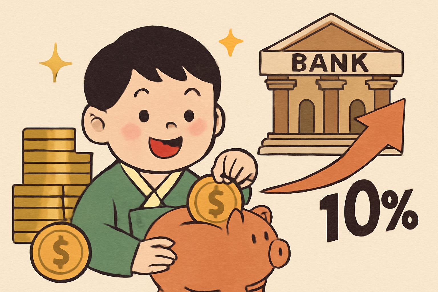 아이 추석용돈, 연 10% 적금으로 불려주세요! 부모가 알아야 할 어린이 고금리 적금 총정리 관련 사진