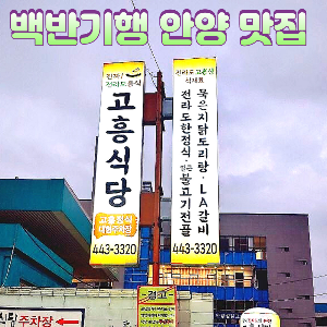안양 고흥식당