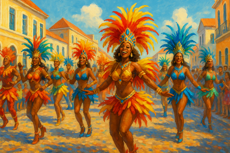 아프리카의 브라질, 카보베르데 민델루 카니발의 화려한 변신 축제