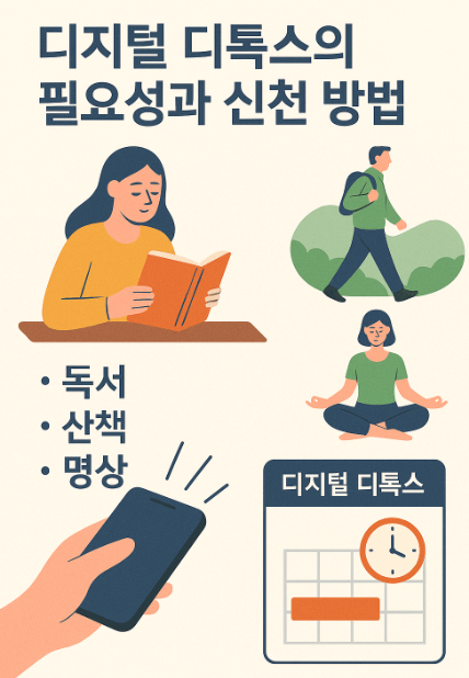 디지털 디톡스의 필요성과 실천 방법