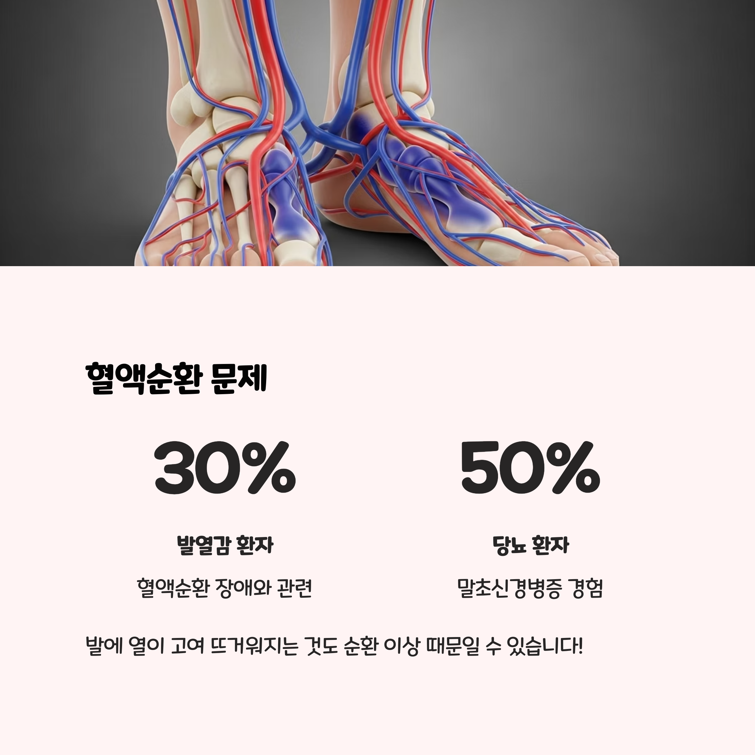 1.1 혈액순환 문제: 차가운 발과 뜨거운 발의 양면성 🌡️