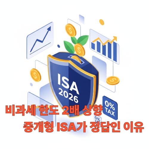 비과세 1,000만 원 시대! 2026년형 ISA 중개형 완벽 가이드