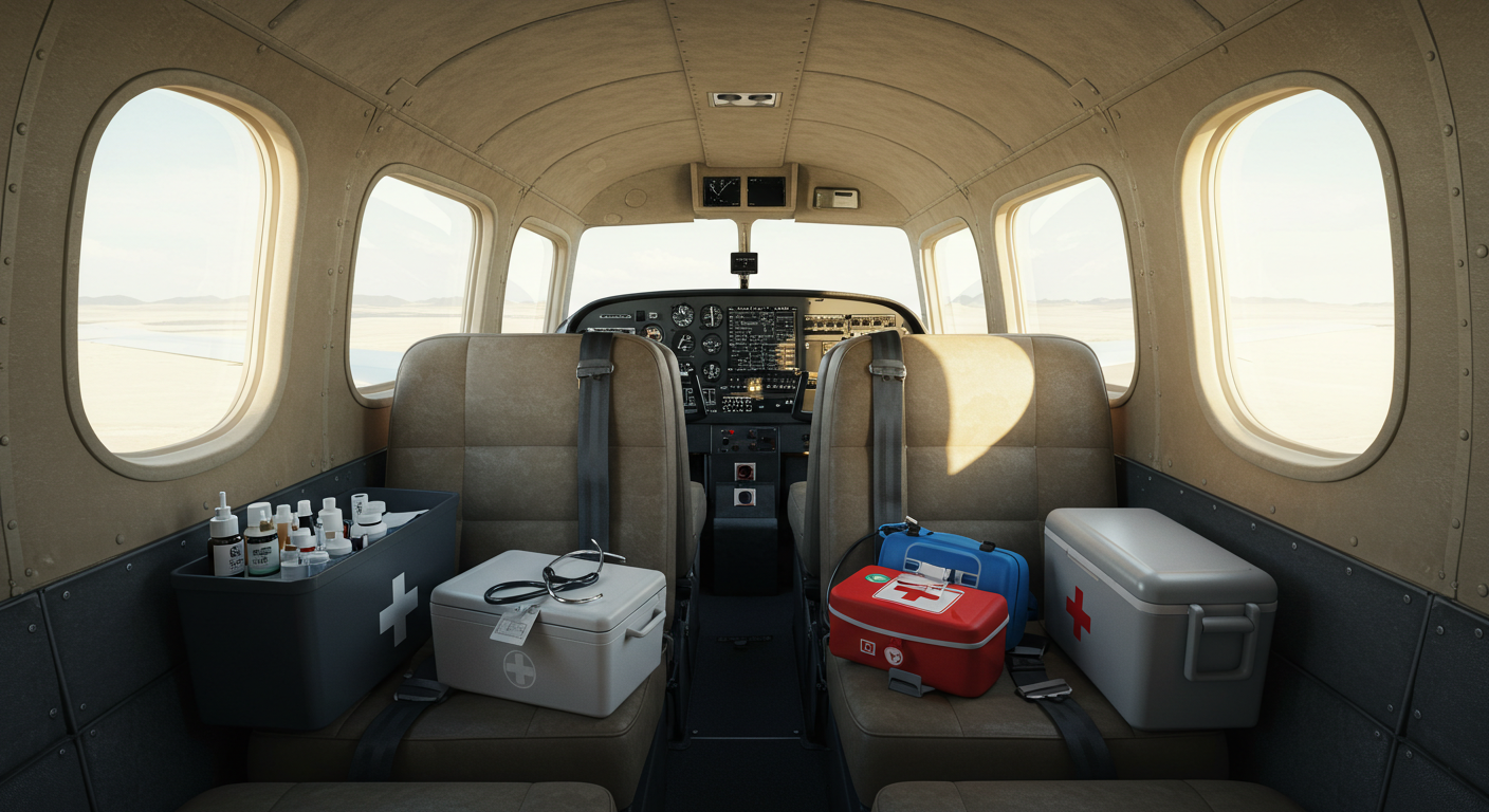 비행기 내부 장비