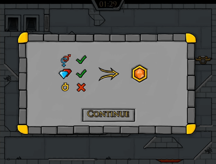 불과-물-2인용-게임하기-3-아이스템플-종료-화면