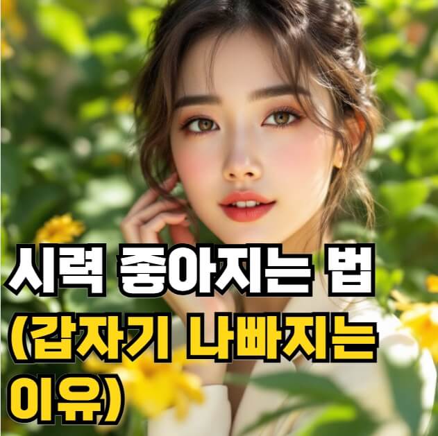 시력 좋아지는 법