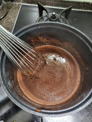 초코 컵케익 만들기 1단계