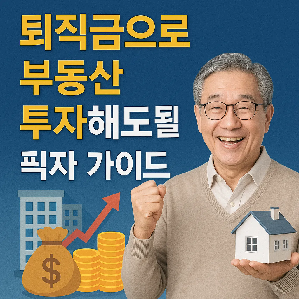퇴직금으로 부동산 투자해도 될까? 중장년층을 위한 투자 가이드