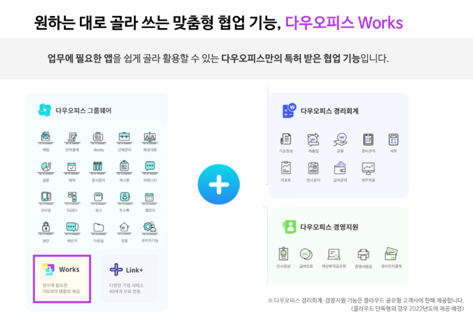 다우오피스_Works소개