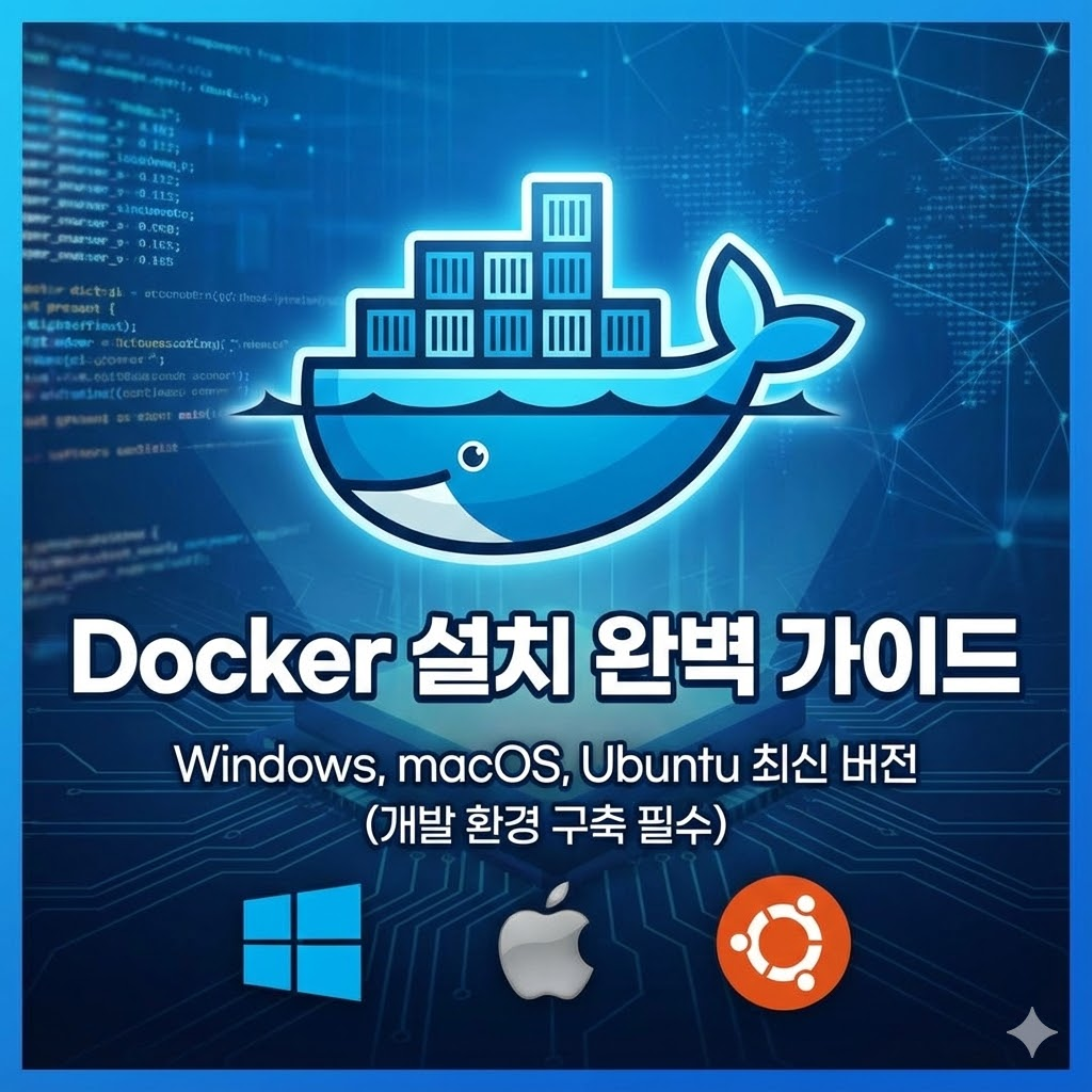 Docker 설치 완벽 가이드: Windows, macOS, Ubuntu 최신 버전 (개발 환경 구축 필수)