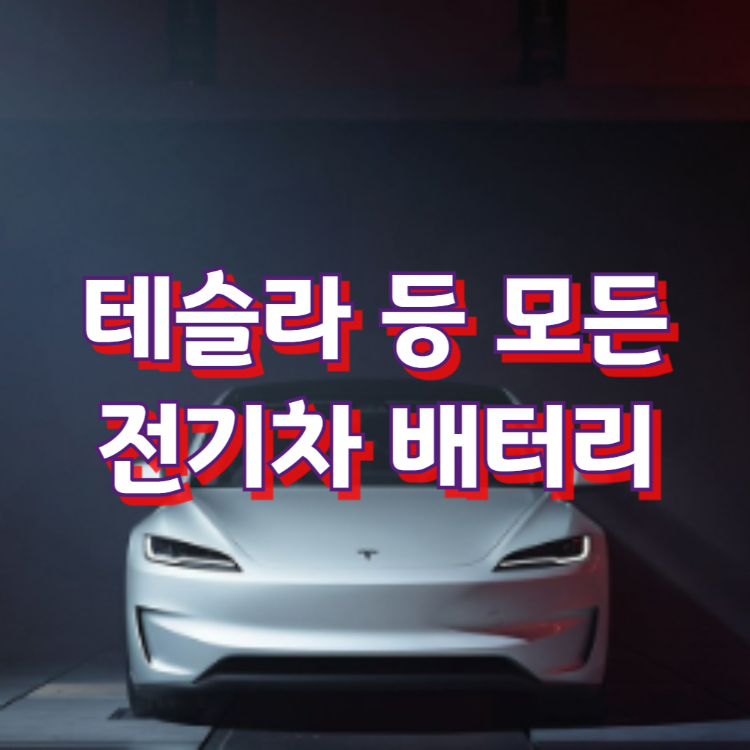 테슬라 등 모든 전기차 배터리 제조사 정보(2024. 8. 18)