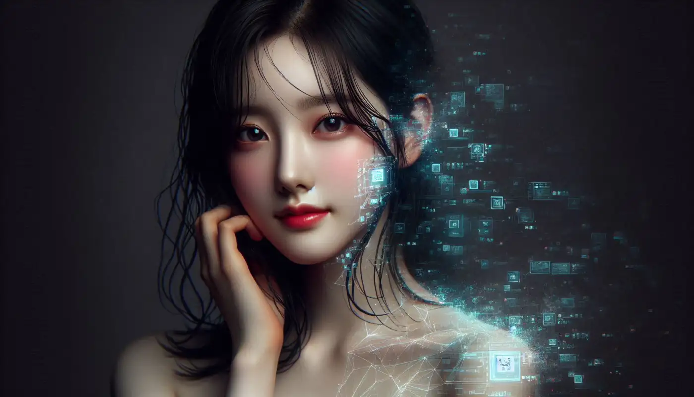 뤼튼-ai-캐릭터-만들기-방법을-활용하는-여성의-모습