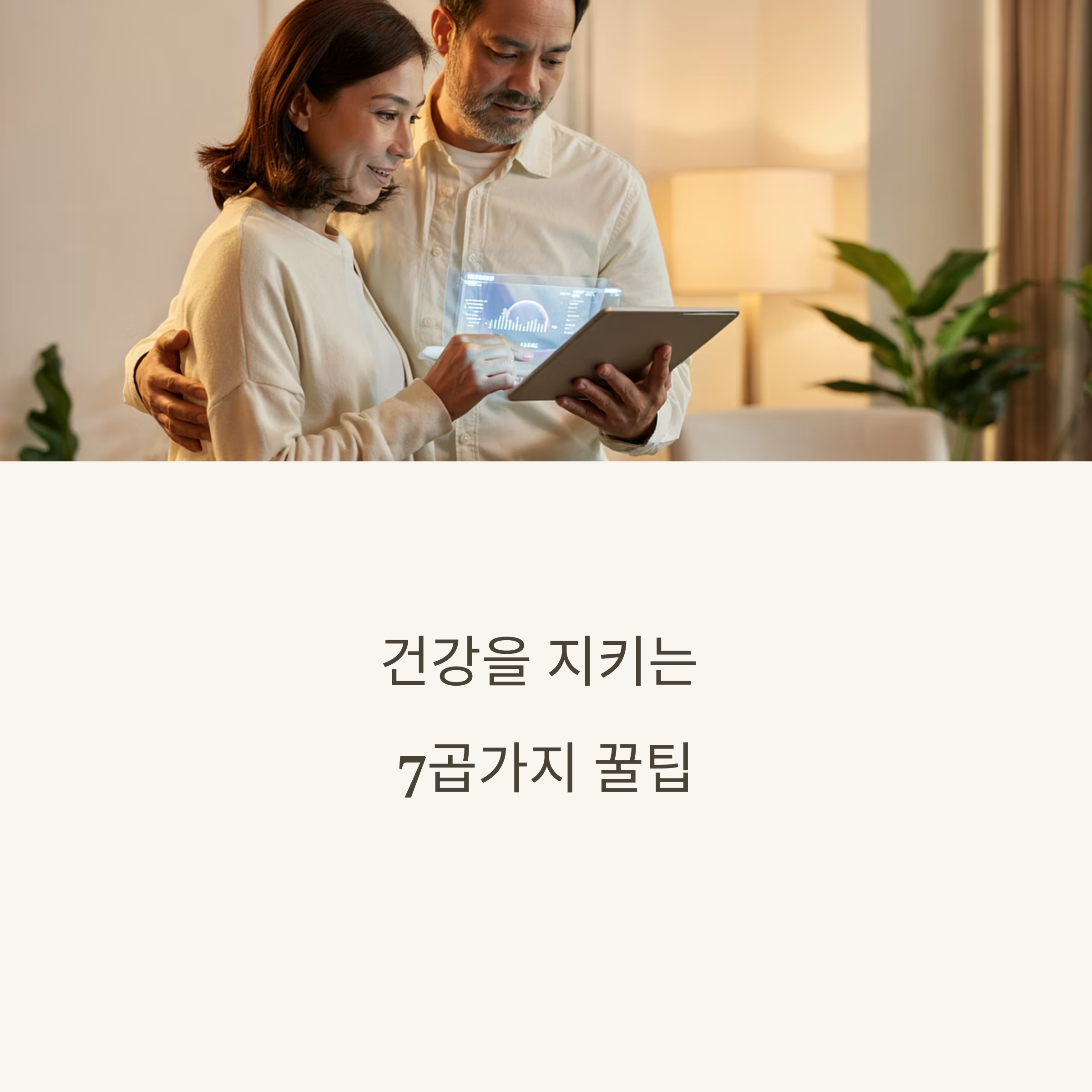 건강을 지키는 7곱가지 꿀팁