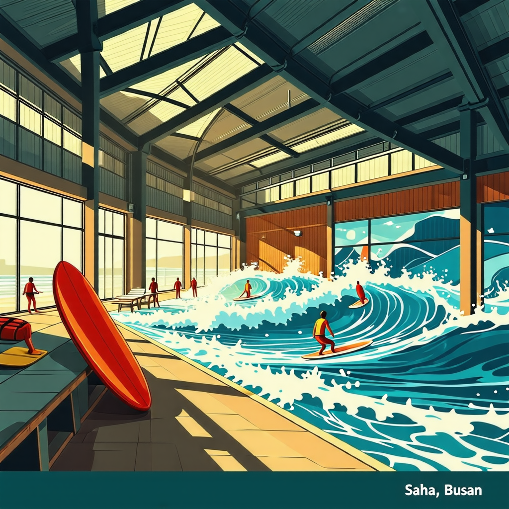 🏄 부산 사하구 짜릿한 실내 서핑 도전! 파도 위를 나는 듯한 생생 후기!