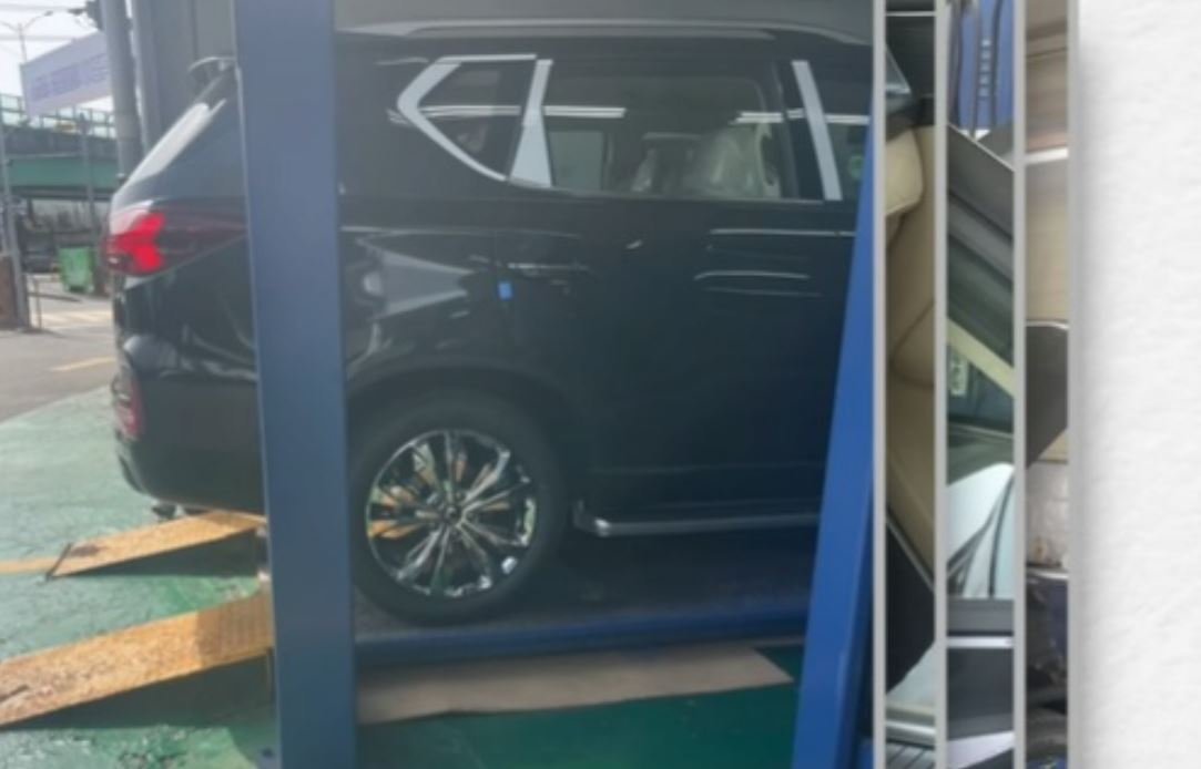 KG모빌리티 '렉스턴 페이스리프트' 위장막 테스트카