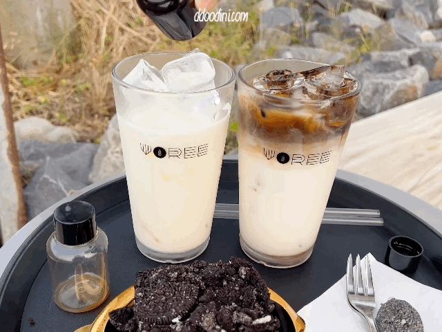 백수해안도로 보리