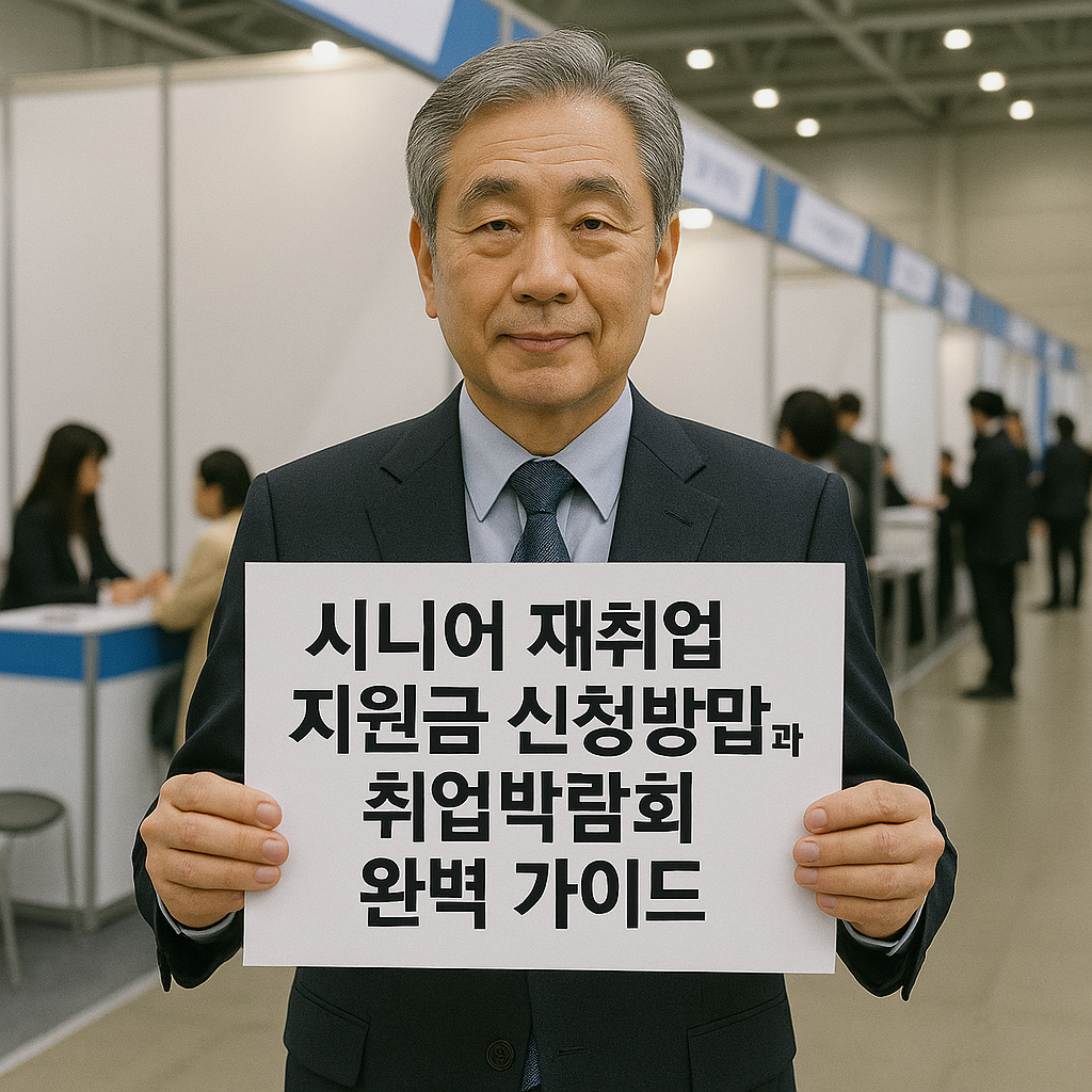 시니어 재취업 지원금 신청방법과 취업박람회 완벽 가이드