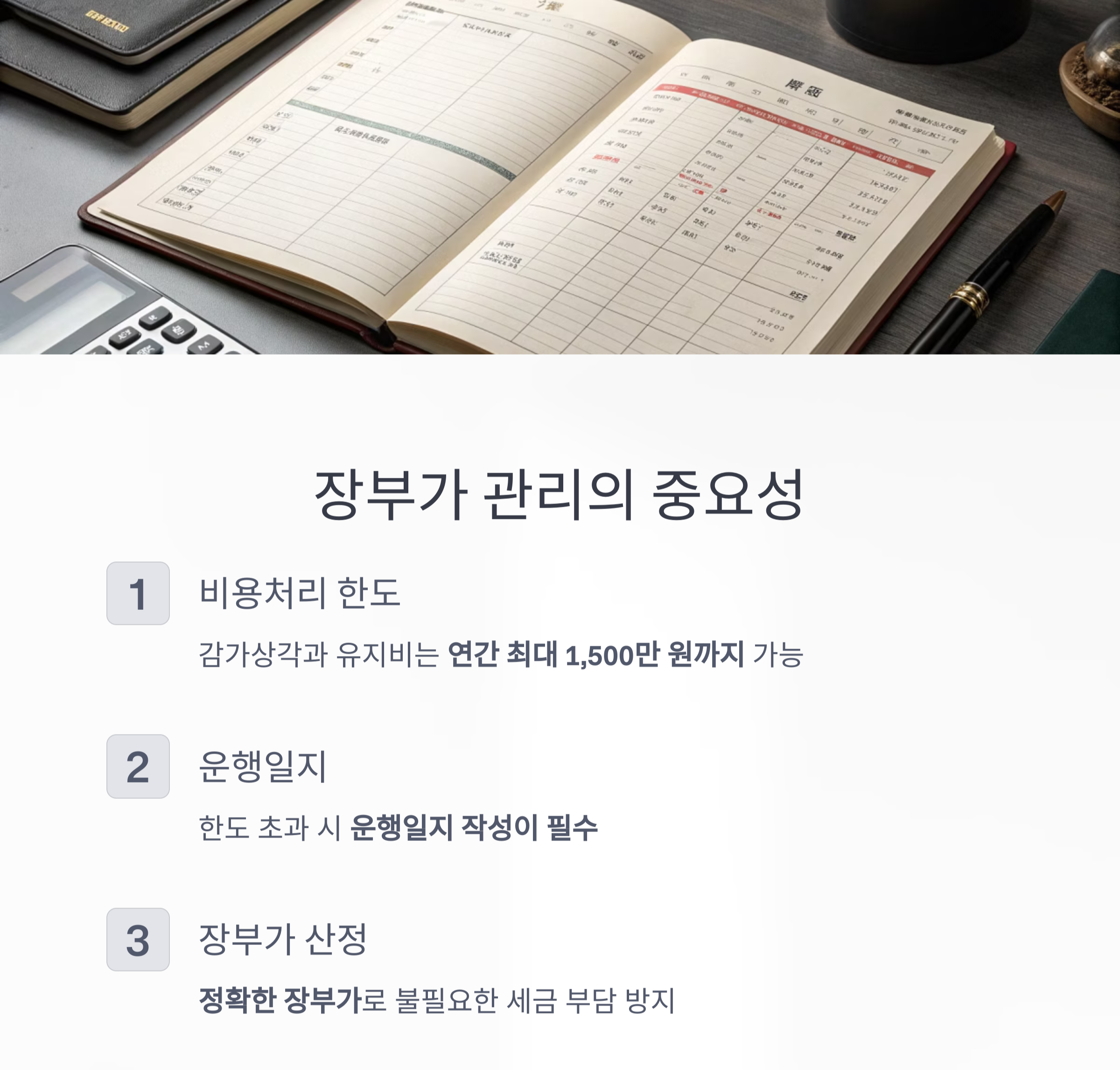 장부가 정확히 관리해야 세금도 컨트롤