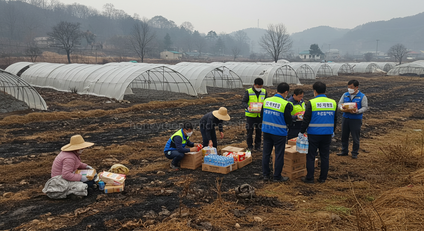 산불 피해 농가 재난지원금 및 세금감면