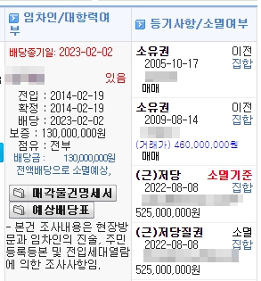 전입신고일과 확정일