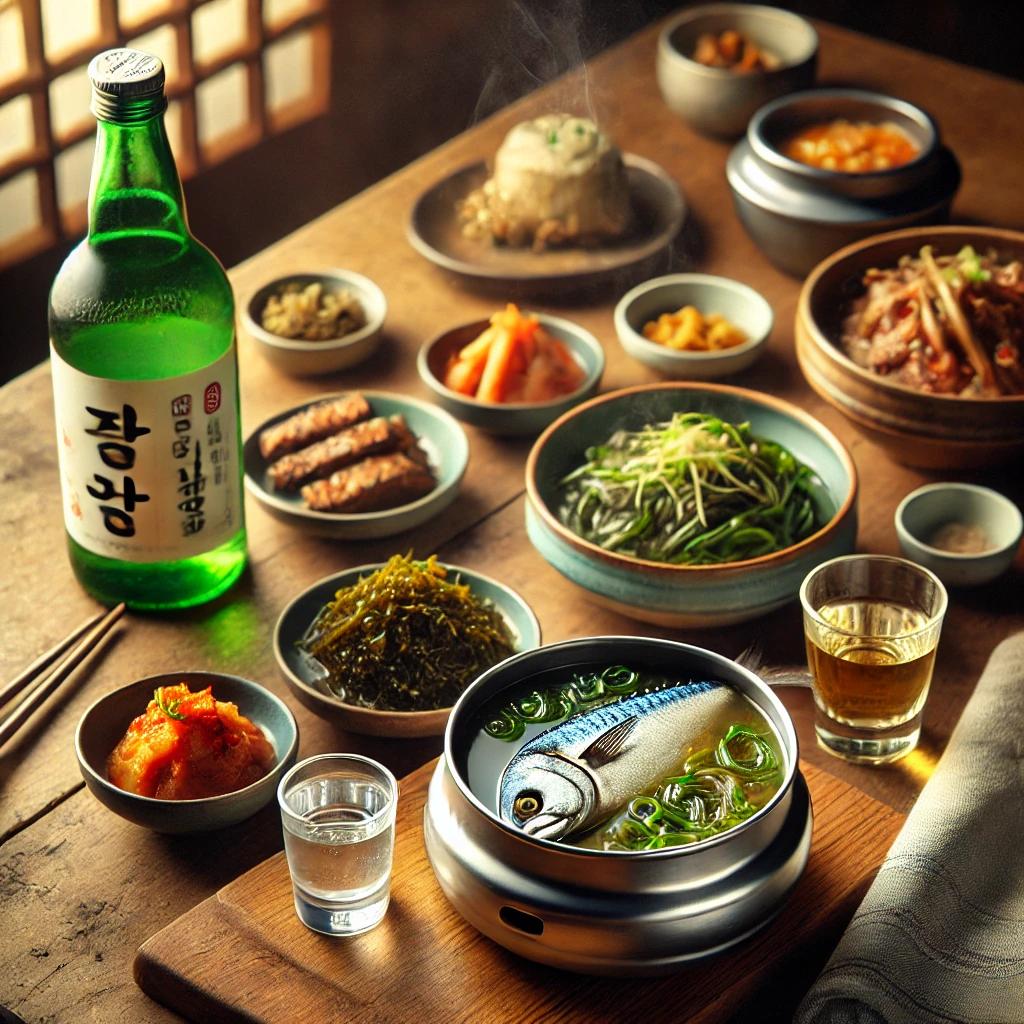 소주안주로 어때? 꽁치캔미역국~