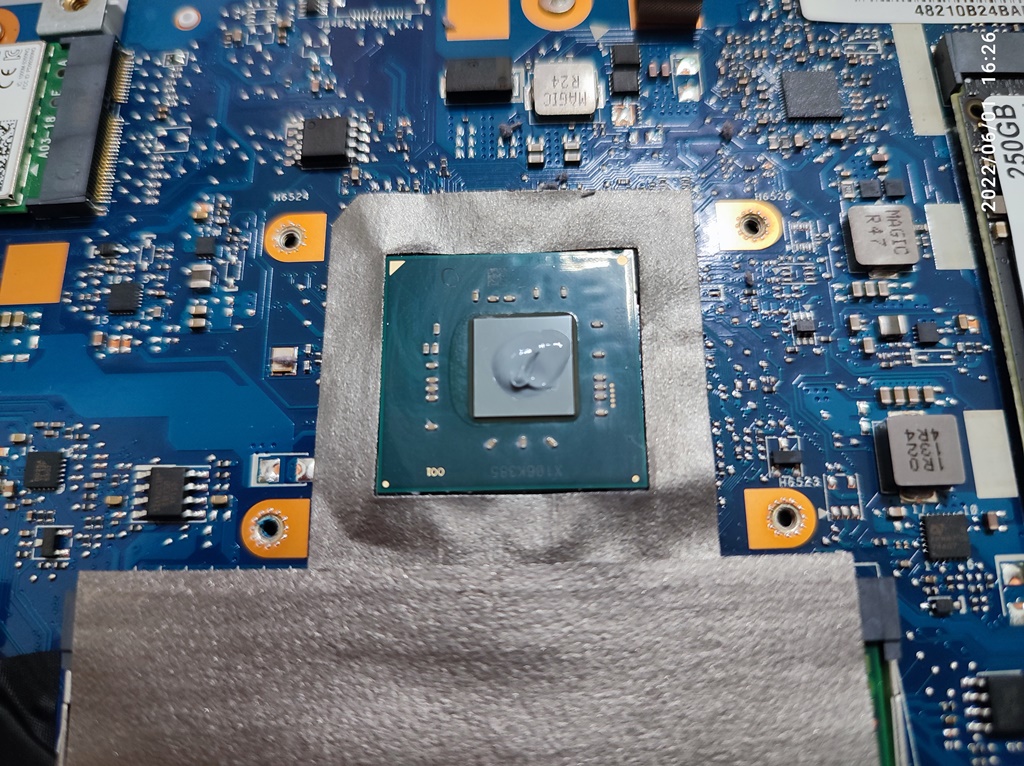 서멀컴파운드 재도포 후 재조립