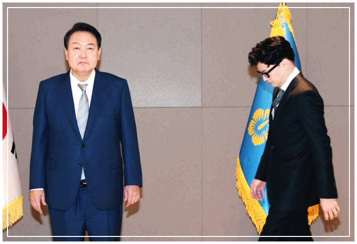 윤석열과 한동훈