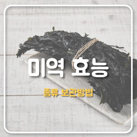 미역 효능