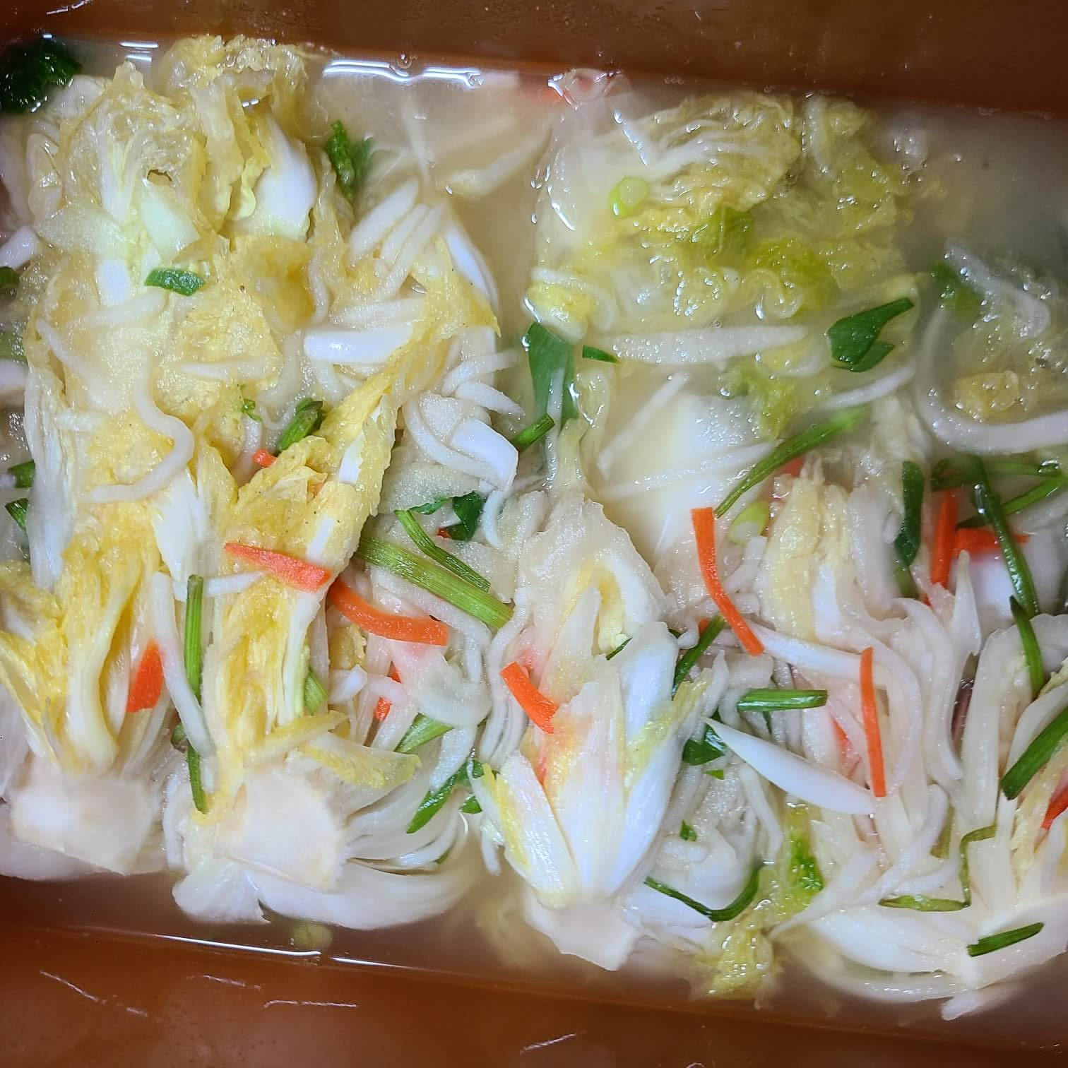 아기김치 백김치 레시피