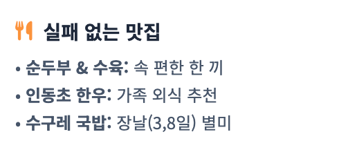 실패 없는 창녕 맛집 리스트 인포그래픽
