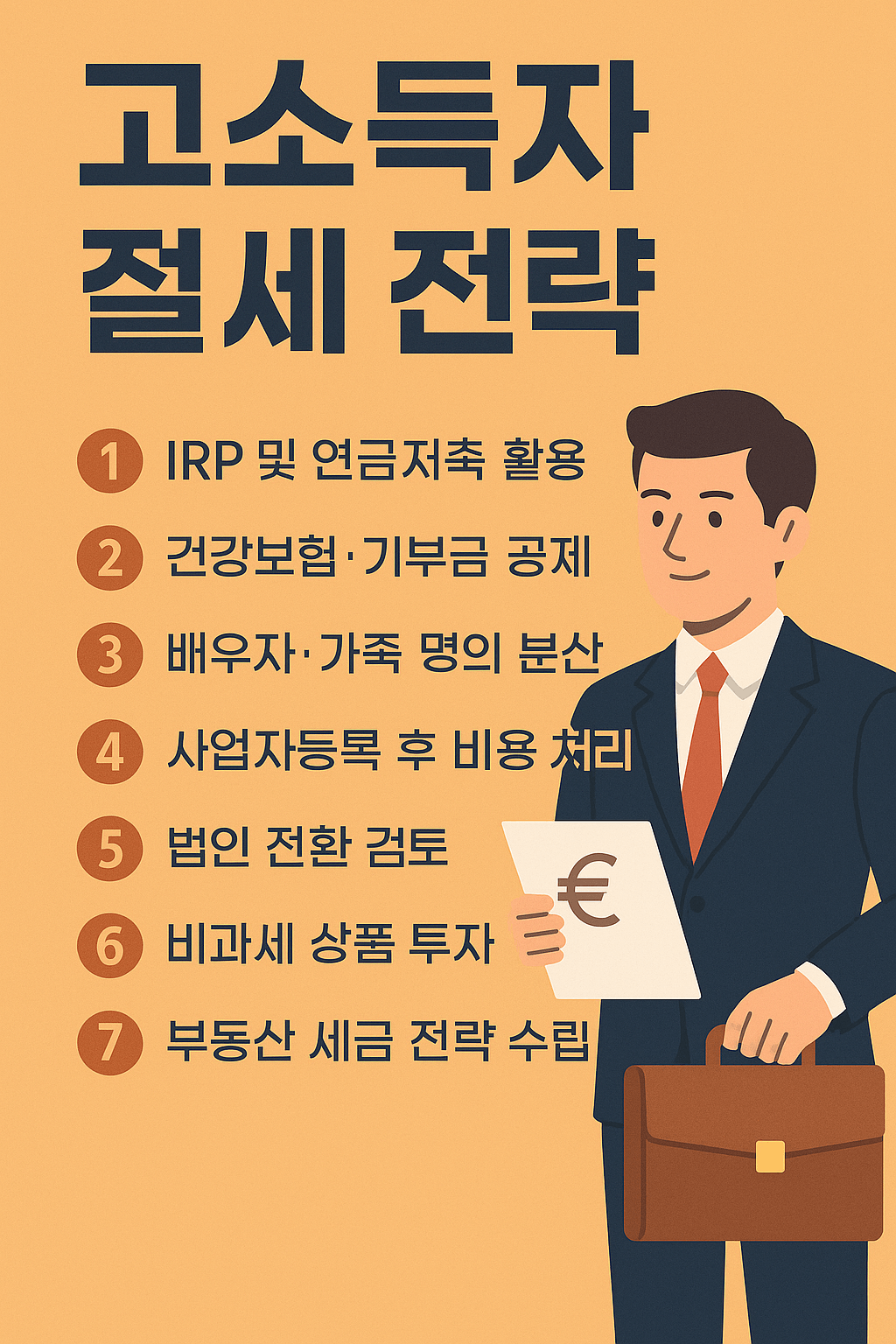 고소득자 절세 전략 소득이 많을수록 반드시 챙겨야 할 세금 줄이는 법