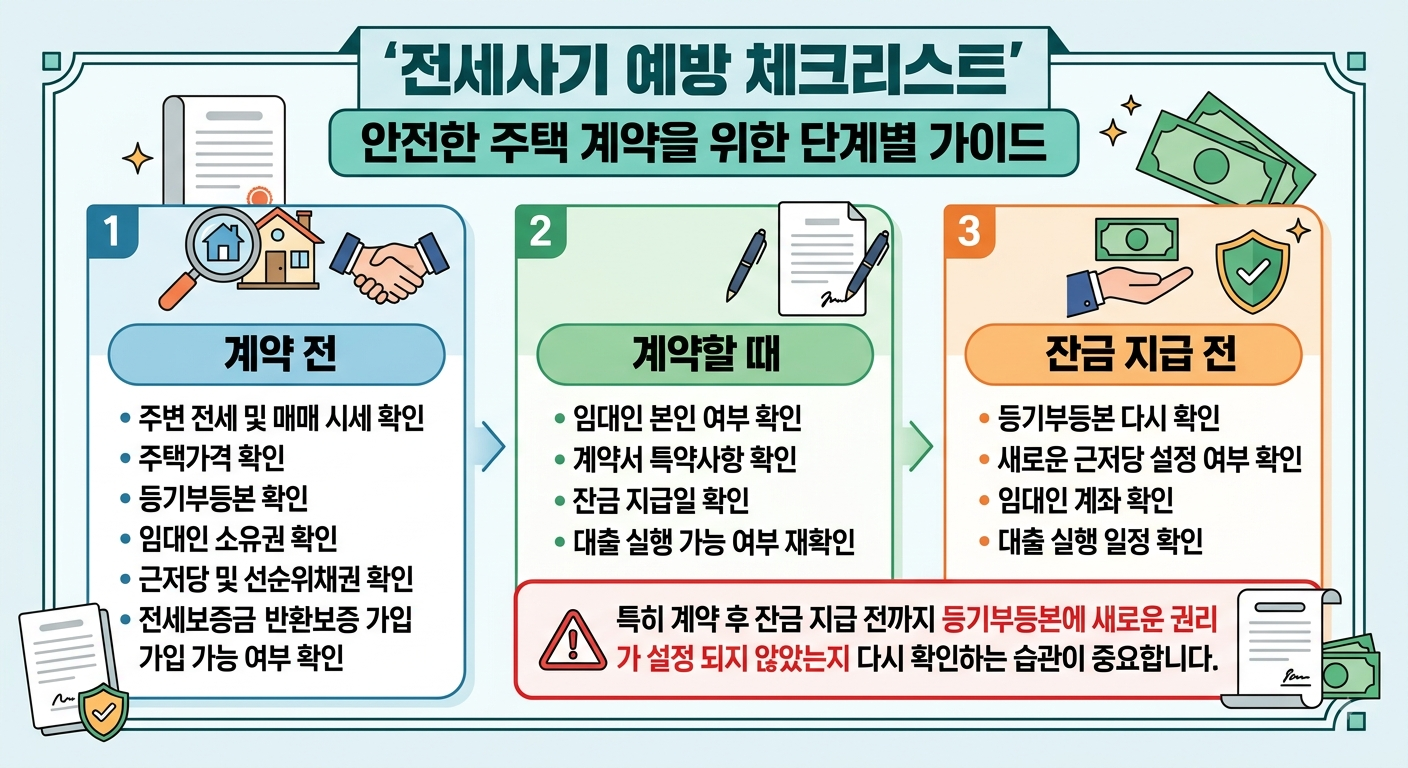 전세사기를 예방하려면 무엇을 확인해야 할까?