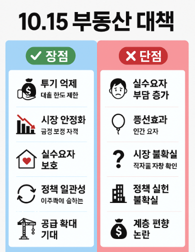 📌 이재명정부 10.15 부동산 대책 완전 분석