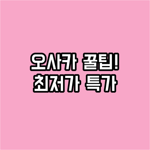 위치 가성비 시설 완벽한 오사카 호텔..