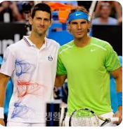 조코비치와나달에 관한 사진