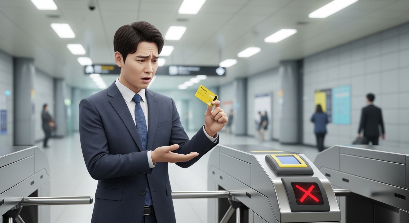 교통카드정지, 카드연체