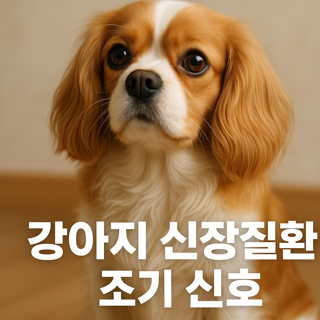강아지 신장질환 조기 신호, 실사형 이미지
