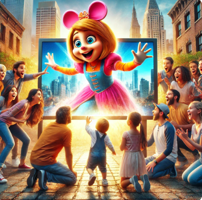 화면에서 현실로나온 디즈니캐릭터 와 좋아하는사람들