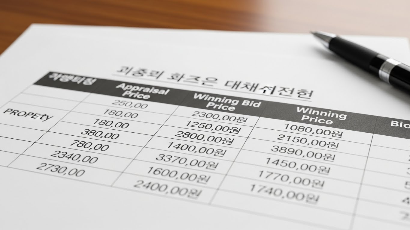 경매 입찰가 계산, 초보가 가장 많이 틀리는 3가지 실전 예제!