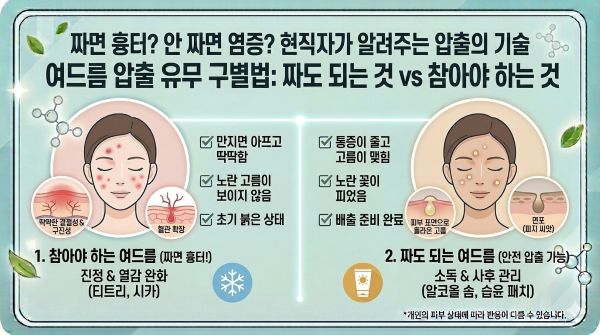 여드름 짜는 법, 여드름 압출 시기, 화농성 여드름 관리, 여드름 패치 사용법, 흉터 안 남게 여드름 짜기