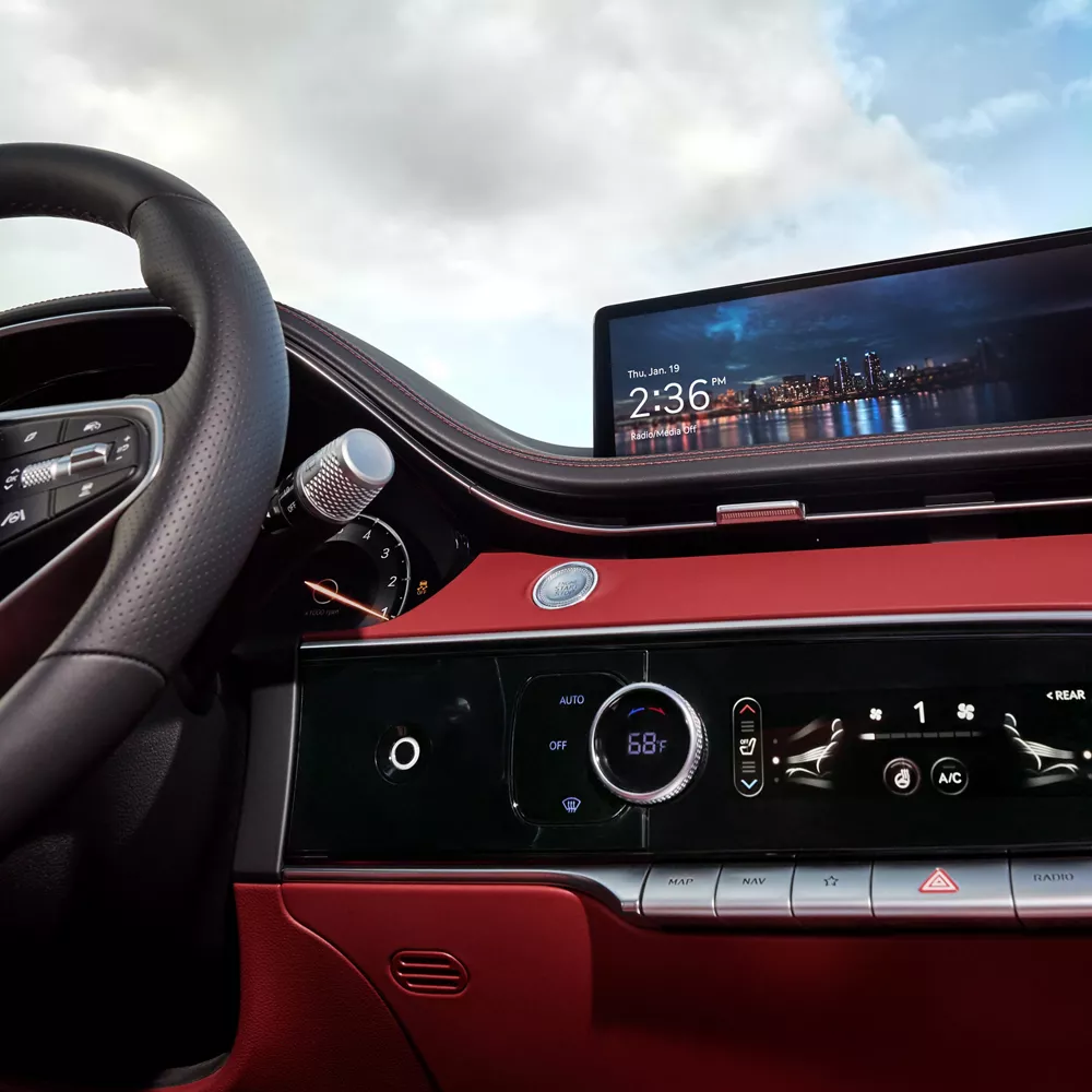 제네시스 GV70 내부디자인