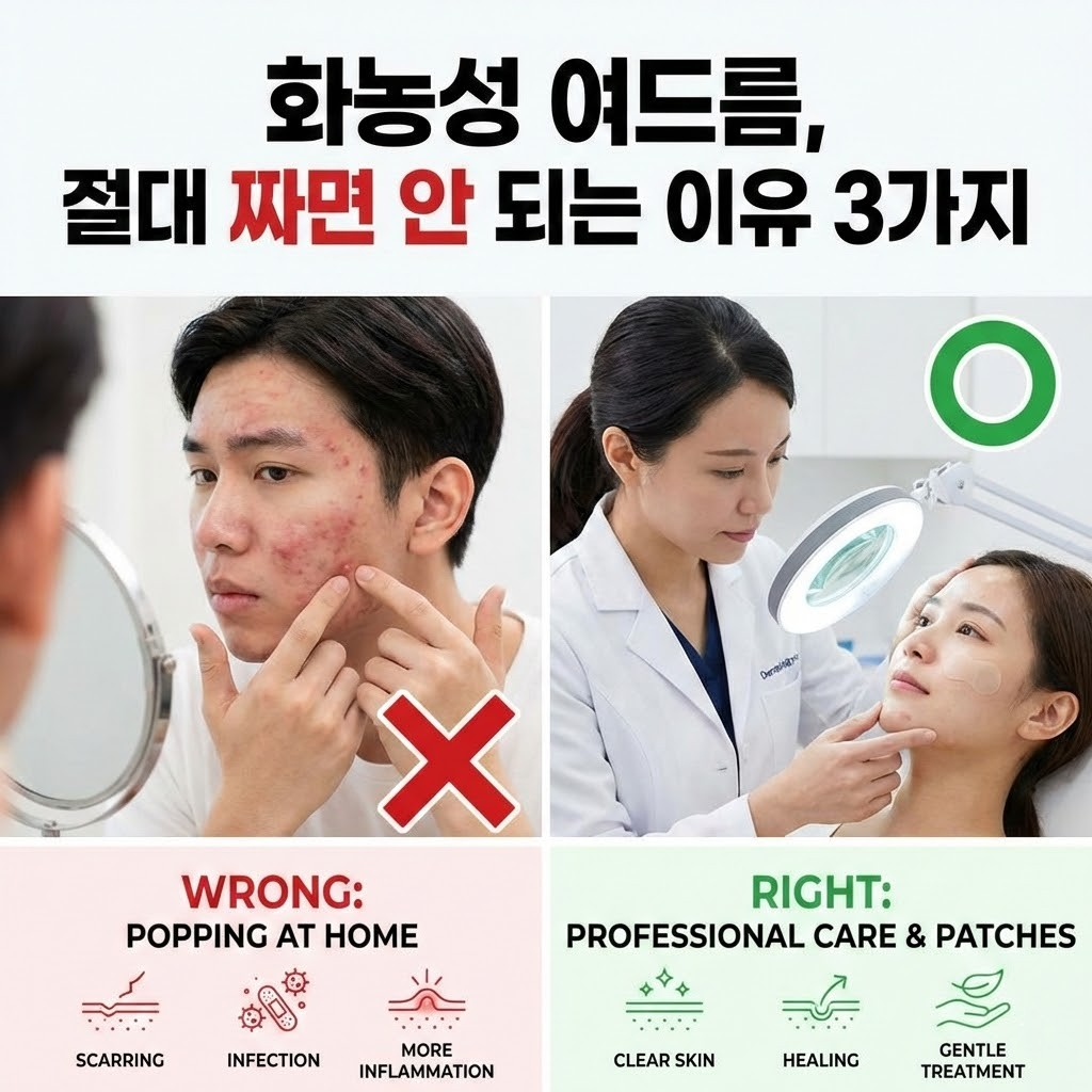 화농성 여드름