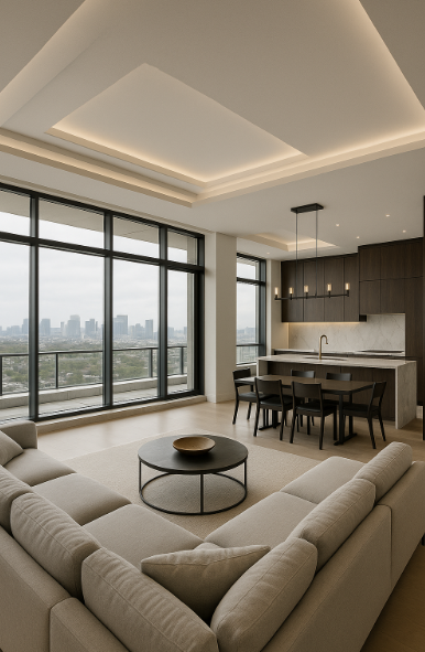 펜트하우스 인테리어