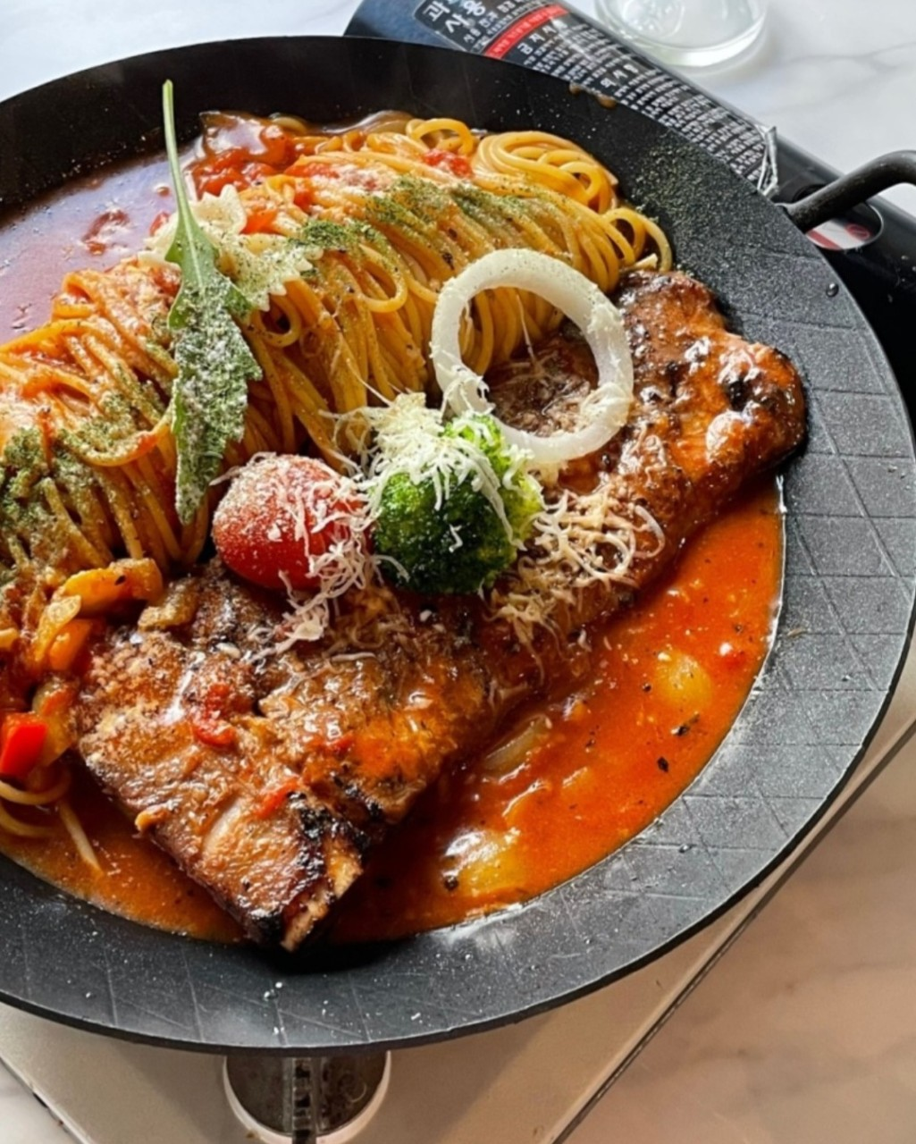 따식 갈비파스타 망원