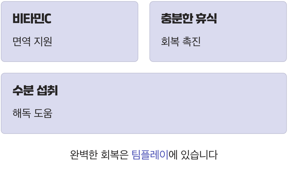 약이 아닌, 최고의 조력자