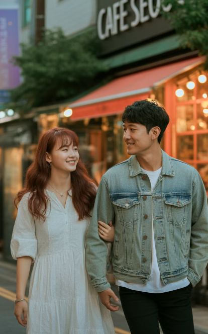 브리비트 성수 데이트 맛집으로서의 매력 - 남녀가 성수 데이트 하는 이미지